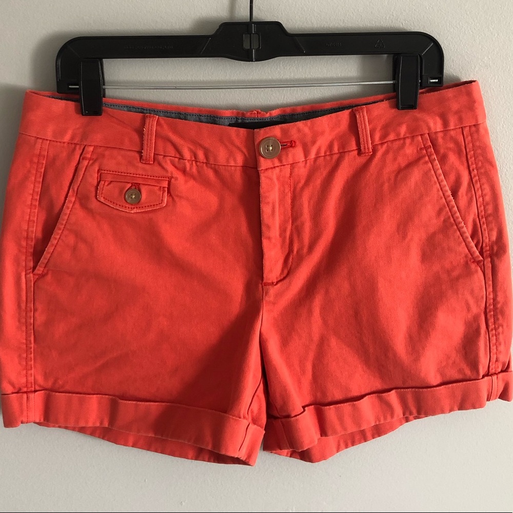 Banana Republic Petite Burnt Orange Shorts